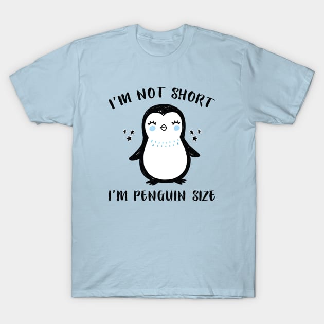 Penguin Size T-Shirt by LuckyFoxDesigns